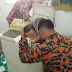 Kanak-kanak terperangkap dalam mesin basuh