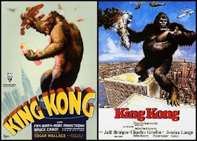 Remake King Kong poster, cartel, carátula, portada