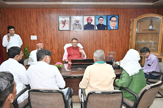 Farmers of haridwar meet to agriculture minister