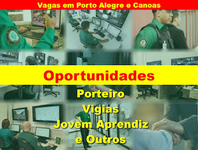 STV abre vagas para Porteiros, Vigilantes e Jovem Aprendiz em Porto Alegre e Canoas