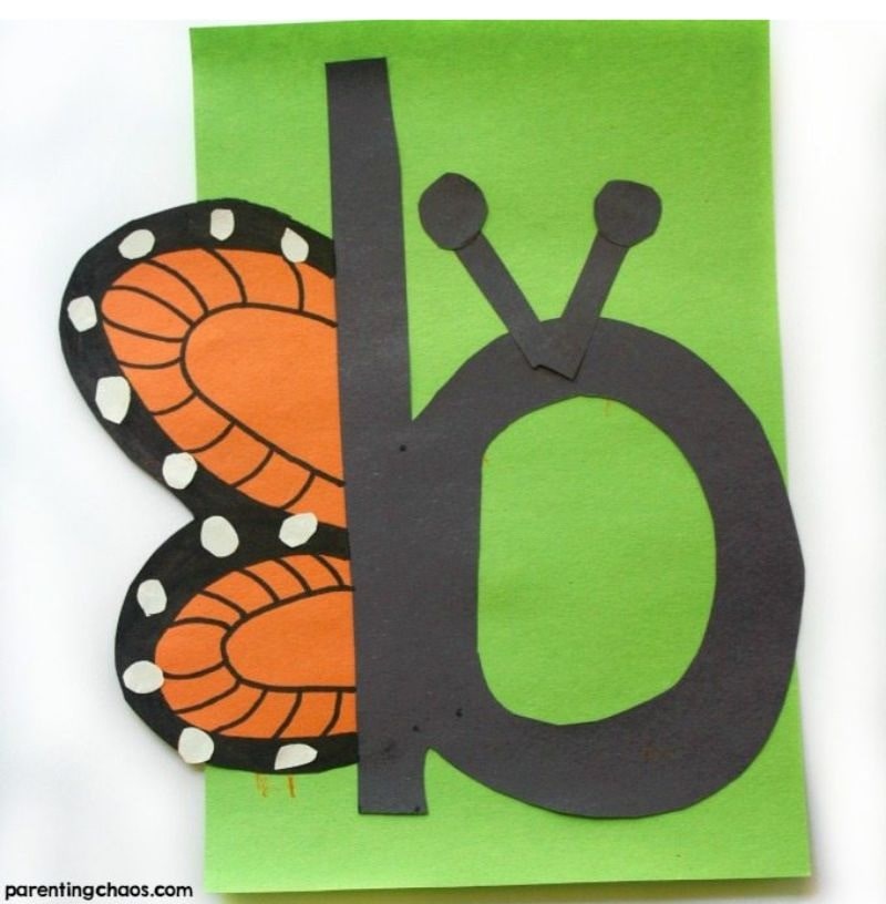 b is for butterfly craft
