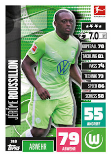 Topps Match Attax Bundesliga 2020-2021 VfL Wolfsburg Set