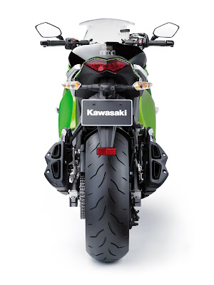 Kawasaki Z1000SX Back View HD Wallpaper