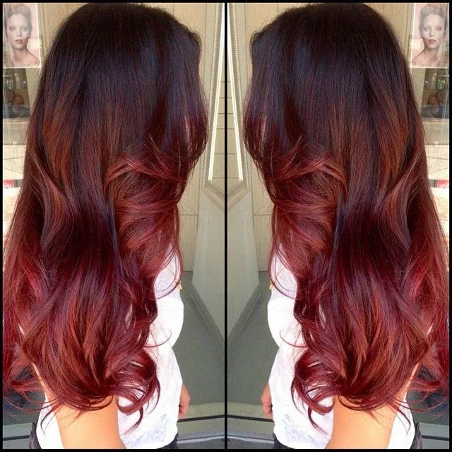 black light brown ombre