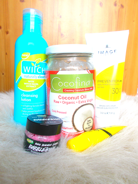 My Top 5 Natural Beauty Enhancers including Witch, Image Skincare, Dr PAW PAW, LUSH & coconut oil.