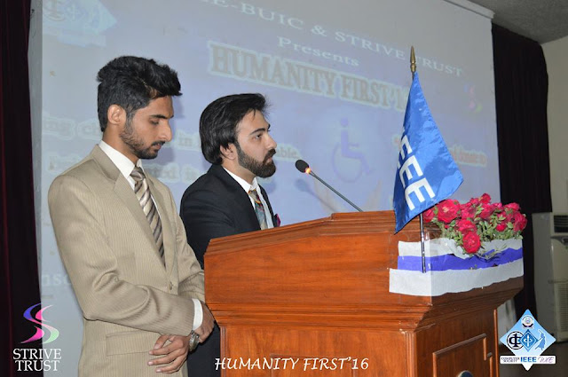 Bahria University Islamabad in collaboration with the STRIVE Trust organized “Humanity’16”