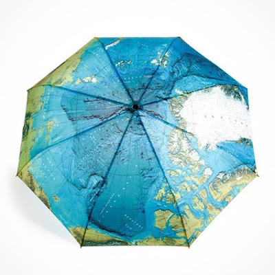 World Map Umbrella