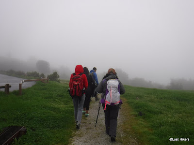 Starting the hike on Mindego Hill Trail