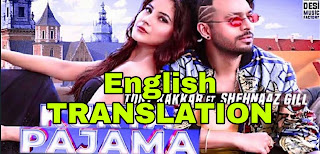 Kurta Pajama Lyrics | translation | in english -Tony Kakkar