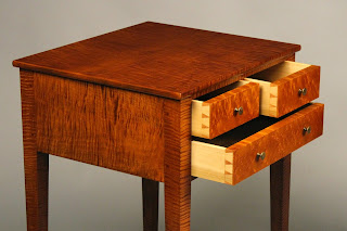 Handmade Nightstand with hand cut dovetail drawer