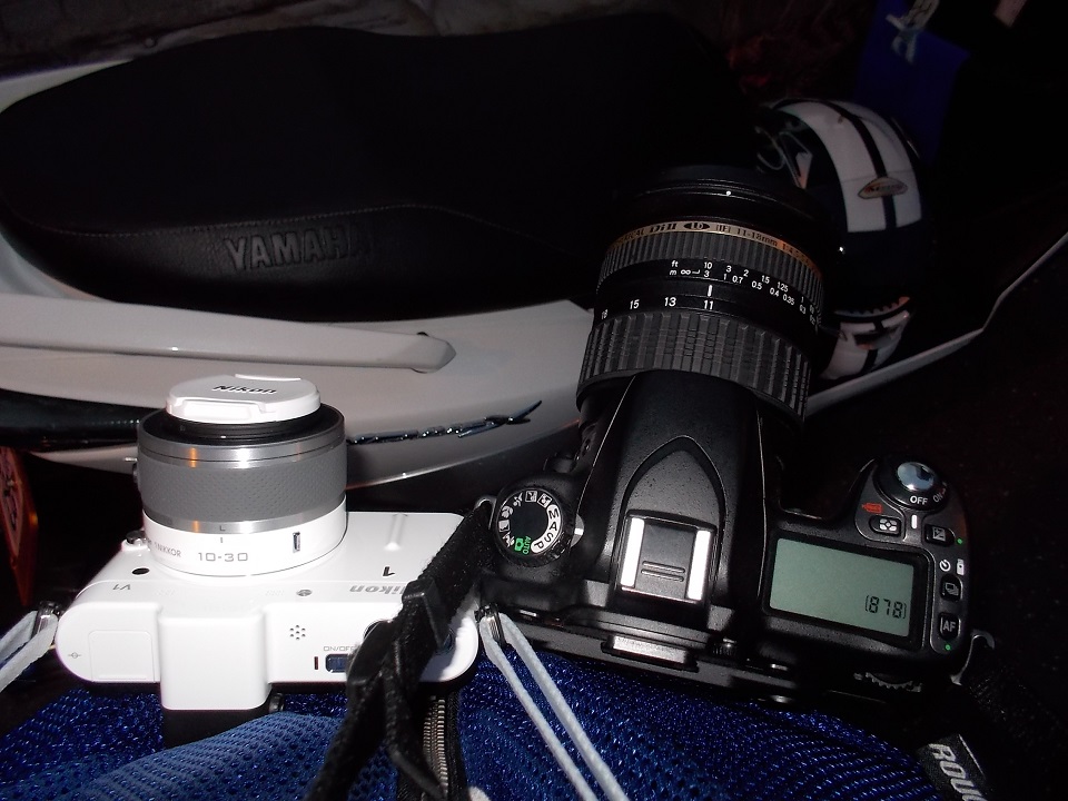 ミラーレス一眼 Nikon 1 V1 夜景撮影テスト 全部手持ち撮影