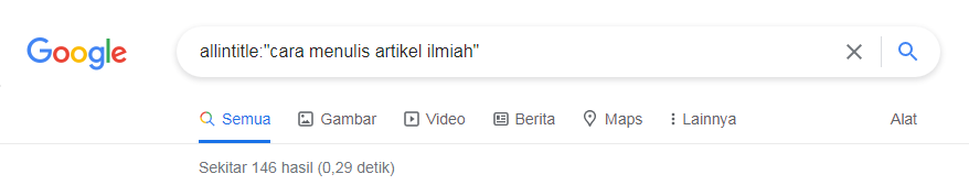 allintitlecara menulis artikel ilmiah