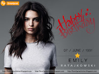 brunette uk girl emily ratajkowski image for her birthday celebration at home or office