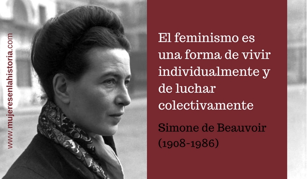 La mujer comprometida, Simone de Beauvoir (1908-1986)