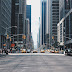 Cars waiting pedestrians cross the street