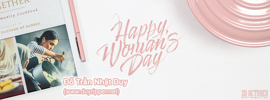 PSD Ảnh Bìa - Happy woman's day
