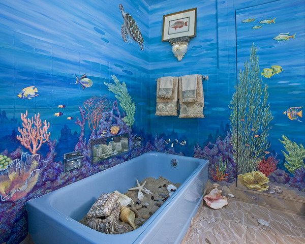  Bathroom  Ocean  theme  for Kids Bathroom 
