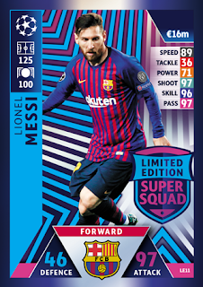 Match Attax UEFA Champions League 2018 2019 FC Barcelona Set