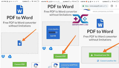 Cara Merubah PDF ke Word di Android dan Komputer