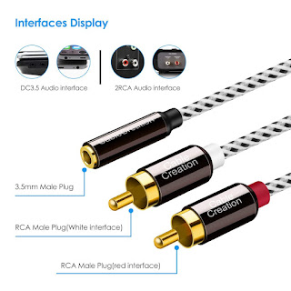 3.5mm to RCA Cable