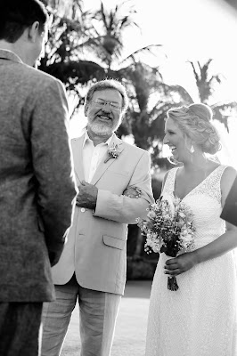 Bride before the wedding on Captiva Island