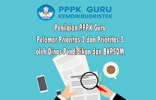 Penilaian PPPK Guru Pelamar Prioritas 2 dan Prioritas 3 oleh Dinas Pendidikan dan BKPSDM
