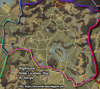 Brightwood hemp node locations map