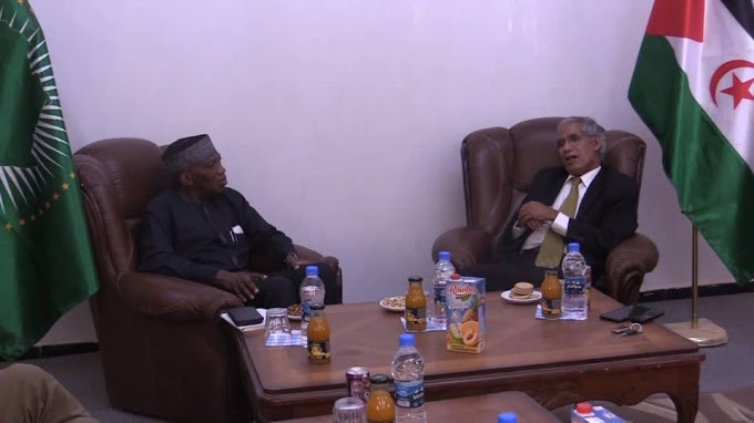 Ministro de Exteriores Saharaui recibe al Comisionado de Política, Paz y Seguridad de la UA