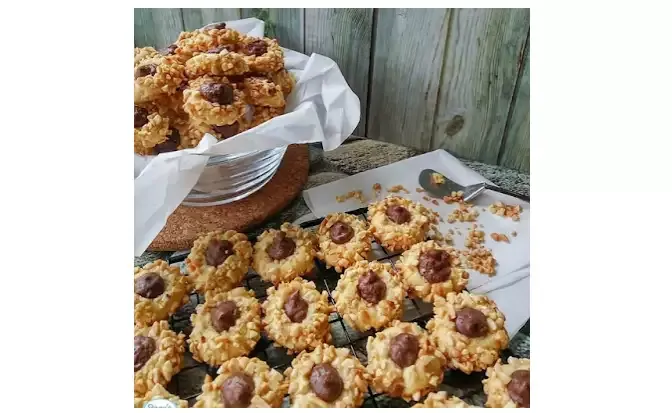 resep  cookies kacang crunchy untuk idul fitri yang enak