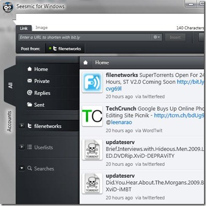 Seesmic for windows 0.6