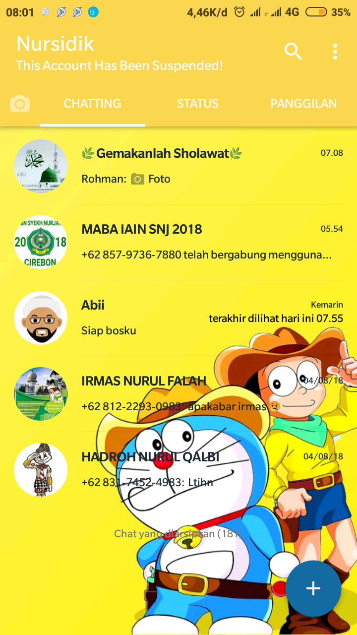 Tema Whatsapp Doraemon Terbaru Lucu Keren Dan Menggemaskan Salam