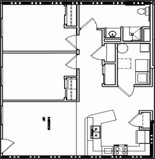 2 Bedroom Luxury Apartment Plans