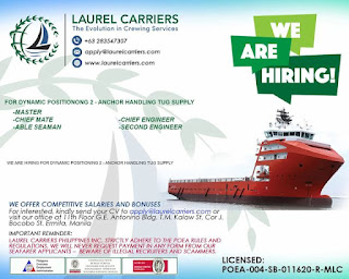 offshore vessel job