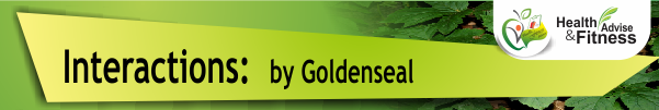 Goldenseal Interactions