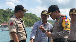 Kapolres Kep. Selayar Pantau Seluruh TPS di Pulau Pasi Gusung