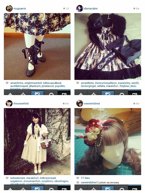 Four of the top ten most underrated lolita instagram accounts