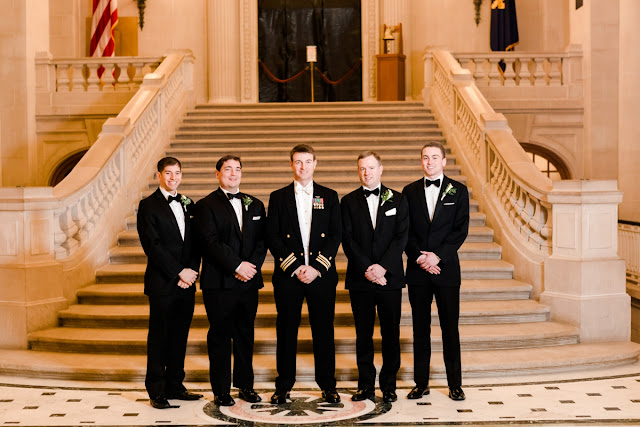 Snowy Winter US Naval Academy Wedding photographed by Maryland Wedding Photographer Heather Ryan Photography