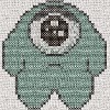  dreaded lurgy monster cross stitch chart