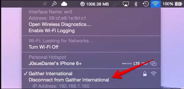 How to Find the WiFi IP address fast on your Mac