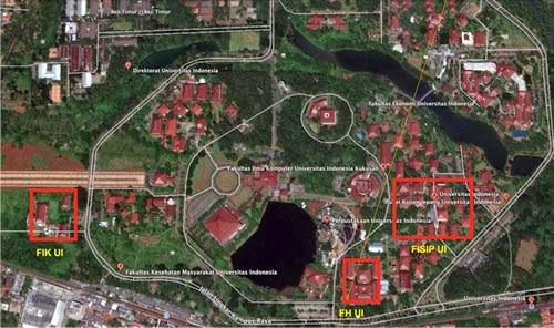Location University Indonesia | UI