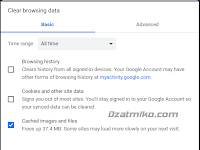 Cara Menghapus Cache dan Cookies Pada Web Browser