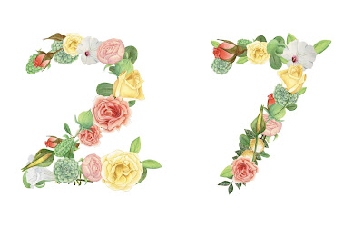 A floral number 27