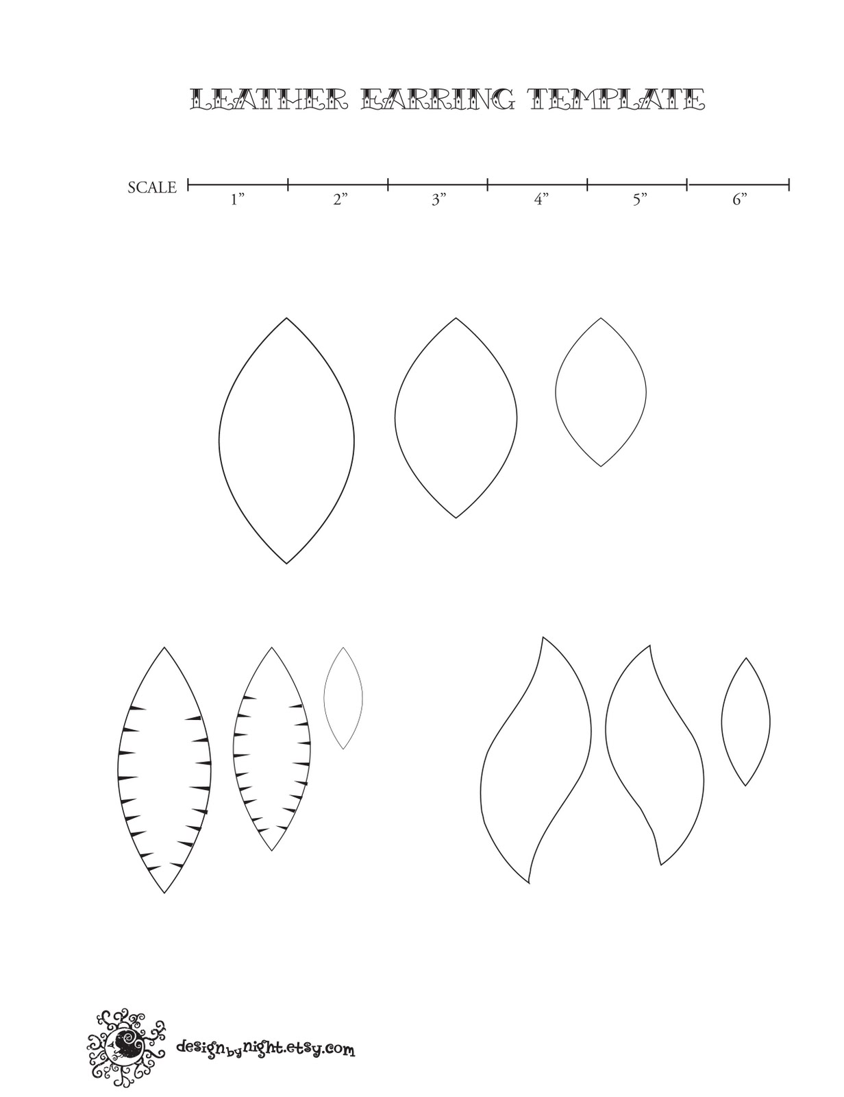 Download Free svgs for Faux Leather Earrings