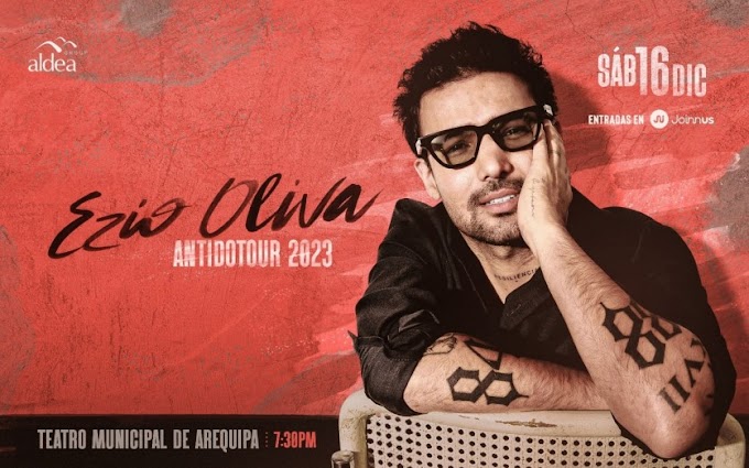 Ezio Oliva en Arequipa - 16 de Diciembre PRECIO DE ENTRADAS