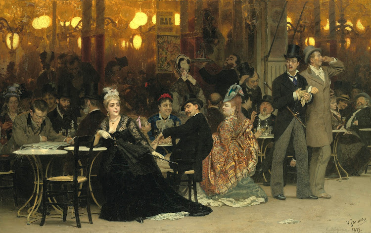 Yefimovich Repin - Parisian Cafe
