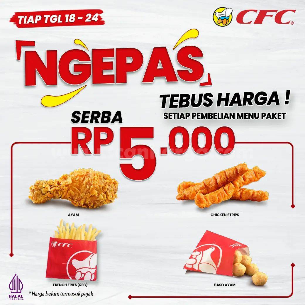 Promo CFC NGEPAS! TEBUS MURAH Serba Rp. 5.000