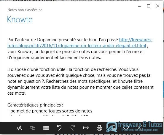 Knowte : un logiciel de prise de notes élégant