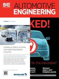Automotive Engineering 2017-07 - August 2017 | ISSN 2331-7639 | TRUE PDF | Mensile | Professionisti | Meccanica | Progettazione | Automobili | Tecnologia
Automotive industry engineers and product developers are pushing the boundaries of technology for better vehicle efficiency, performance, safety and comfort. Increasingly stringent fuel economy, emissions and safety regulations, and the ongoing challenge of adding customer-pleasing features while reducing cost, are driving this development.
In the U.S., Europe, and Asia, new regulations aimed at reducing vehicle fuel consumption/CO2 are opening the door for exciting advancements in combustion engines, fuels, electrified powertrains, and new energy-storage technologies. Meanwhile, technologies that connect us to our vehicles are steadily paving the way toward automated and even autonomous driving.
Each issue includes special features and technology reports, from topics including:  vehicle development & systems engineering, powertrain & subsystems, environment, electronics, testing & simulation, and design for manufacturing