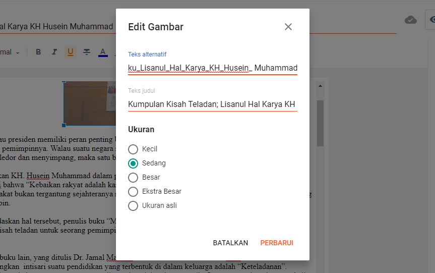 menambahkan text alt pada gambar blogger