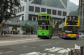 Traveling by the iconic tram in Hong Kong